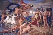 William Dyce Neptune Resigning to Britannia the Empire of the sea oil painting artist